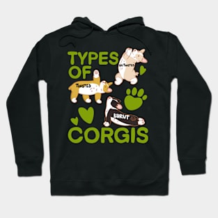 Corgi Untoasted Toasted Burnt Hoodie